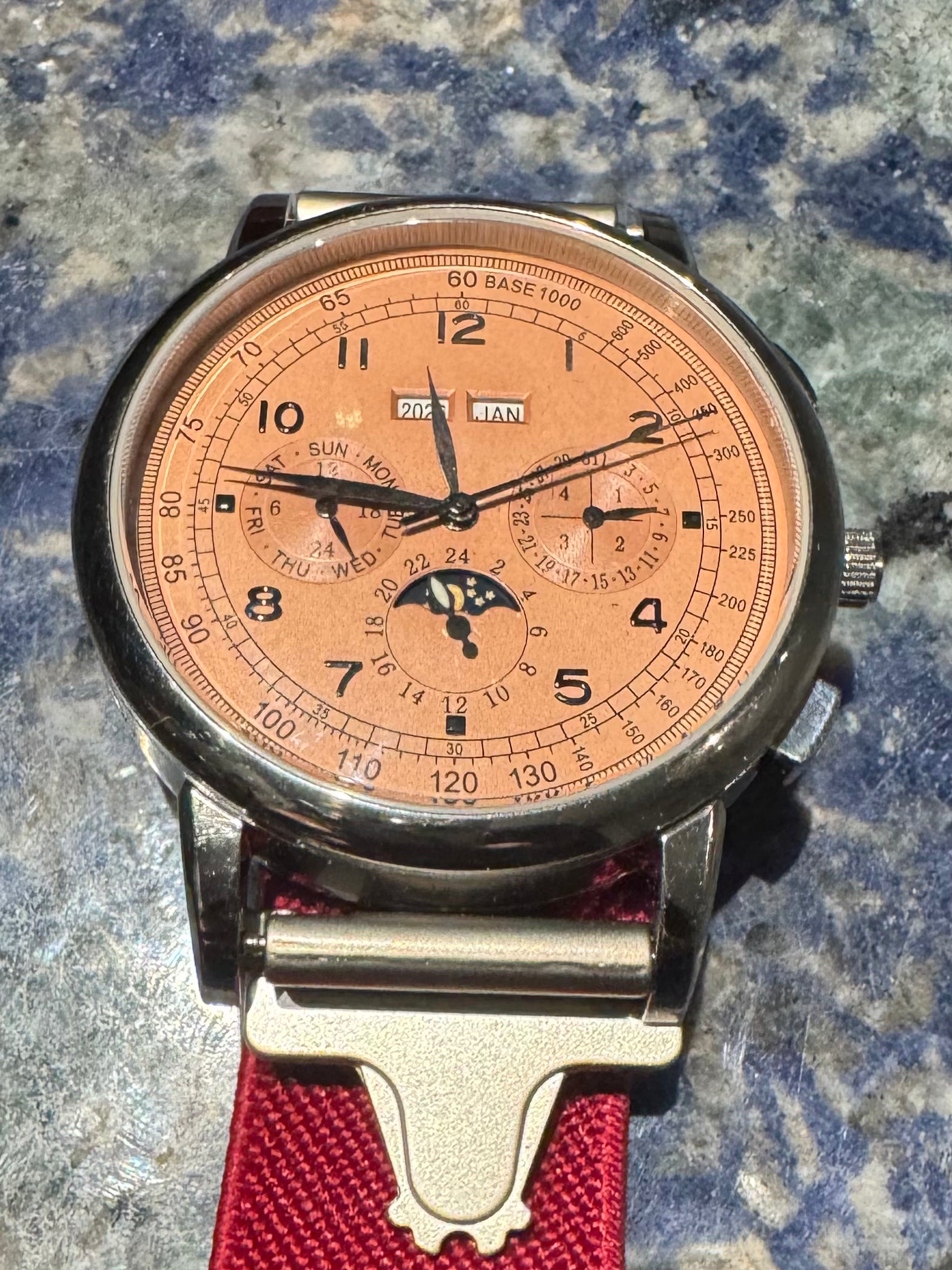 6 complication traditional watch