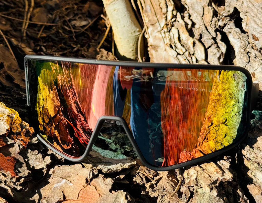 HKRz black framed sport sunglasses for golf