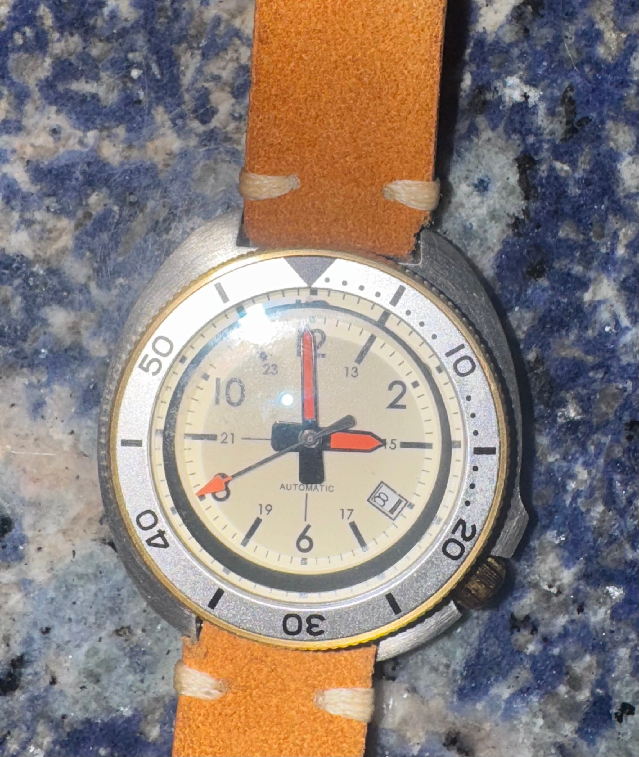 Luminous Chronographic watch. 